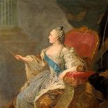 Portrait of Empress Catherine II (1729-179), 1779-Fyodor Stepanovich Rokotov-Giclee Print