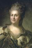 Portrait of Empress Catherine II (1729-179), 1775-1780-Fyodor Stepanovich Rokotov-Giclee Print
