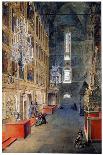 Interior in the Assumption Cathedral in the Moscow Kremlin, 1819-Fyodor Yakovlevich Alexeev-Stretched Canvas