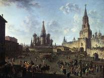 View of the Michael Palace and the Connetable Square, St Petersburg, C1800-Fyodor Yakovlevich Alexeev-Stretched Canvas