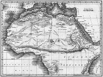 Map Africa North-G Aikman-Art Print