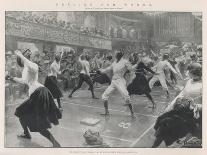 An Exhibition of Ladies, Fencing at Oxford Town Hall-G. Amato-Photographic Print