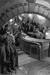 French and British Soldiers Meet in London Underground, WW1-G. Amato-Art Print
