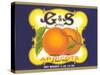 G and S Apricot Halves-null-Stretched Canvas