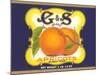 G and S Apricot Halves-null-Mounted Art Print