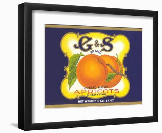 G and S Apricot Halves-null-Framed Art Print