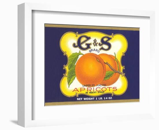 G and S Apricot Halves-null-Framed Art Print