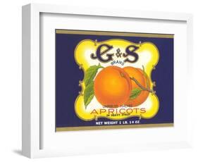 G and S Apricot Halves-null-Framed Art Print