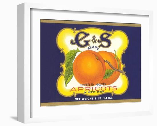 G and S Apricot Halves-null-Framed Art Print