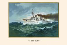 H.M. Armored Cruiser "Prince Bismarck"-G. Arnold-Art Print
