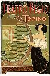 Teatro Regio, Torino: Theatre Royal de Turin Opera House, c.1898-G. Boano-Framed Giclee Print