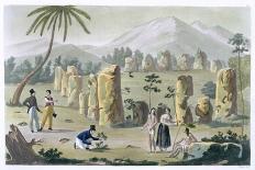 Indians Trading with La Perouse in Canada-G. Bramati-Mounted Giclee Print