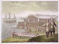 Indians Trading with La Perouse in Canada-G. Bramati-Giclee Print