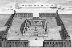 Cross-Section of the Observatory Showing Globes Quadrants and Other Observational Equipment-G. Child-Art Print