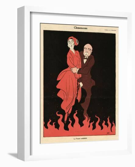 G Clemenceau, Gulbransson-Olaf Gulbransson-Framed Art Print
