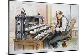 G. Cleveland Cartoon, 1893-Bernhard Gillam-Mounted Giclee Print