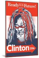 G. Clinton 2016 (Red, White & Blue Signboard)-null-Mounted Poster