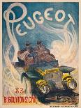 Advertising Poster for Peugeot, 1904-G. De Burggrill-Stretched Canvas