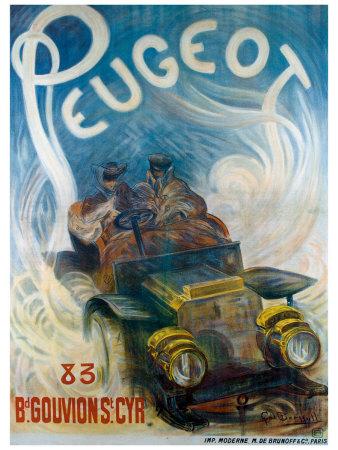 'Peugeot' Giclee Print - G. De Burggrill | AllPosters.com