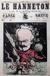 Caricature of Victor Hugo as Zeus in Exile on Guernsey from the Front Cover Of"Le Hanneton"-G. Deloyoti-Giclee Print