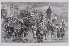 'Burning the Pope in Effigy at Temple Bar', c19th century-G Durand-Framed Giclee Print