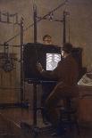 Dr Diocles' Radio Stereoscope Presents 3-D Image of the Subject-G. Dutrier-Framed Stretched Canvas