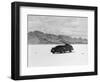 G.E.T. Eyston Breaking Speed Record in Automobile-null-Framed Photographic Print