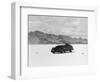 G.E.T. Eyston Breaking Speed Record in Automobile-null-Framed Photographic Print