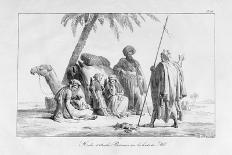 The Rest of the Bedouin Arabs by the Nile, Egypt, 1819-G Engelmann-Mounted Giclee Print