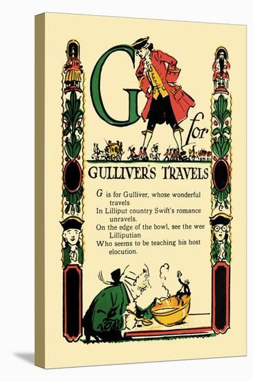 G for Gulliver's Travels-Tony Sarge-Stretched Canvas