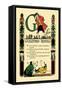 G for Gulliver's Travels-Tony Sarge-Framed Stretched Canvas