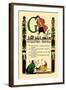 G for Gulliver's Travels-Tony Sarge-Framed Art Print