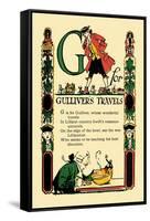 G for Gulliver's Travels-Tony Sarge-Framed Stretched Canvas