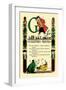 G for Gulliver's Travels-Tony Sarge-Framed Art Print