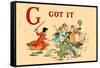 G - Got It-Kate Greenaway-Framed Stretched Canvas