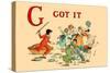 G - Got It-Kate Greenaway-Stretched Canvas