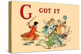 G - Got It-Kate Greenaway-Stretched Canvas