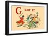 G - Got It-Kate Greenaway-Framed Art Print