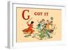 G - Got It-Kate Greenaway-Framed Art Print