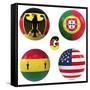 G Group of the World Cup-croreja-Framed Stretched Canvas