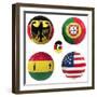 G Group of the World Cup-croreja-Framed Premium Giclee Print
