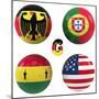 G Group of the World Cup-croreja-Mounted Premium Giclee Print