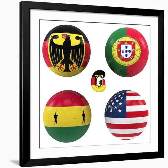 G Group of the World Cup-croreja-Framed Premium Giclee Print