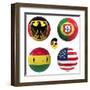 G Group of the World Cup-croreja-Framed Art Print