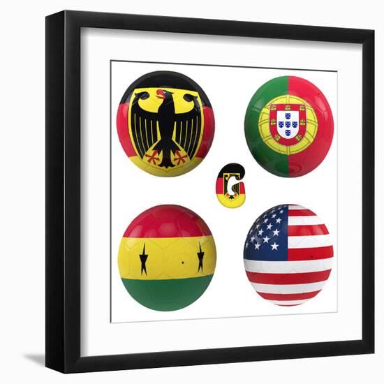 G Group of the World Cup-croreja-Framed Art Print