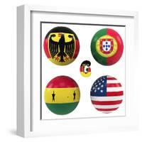 G Group of the World Cup-croreja-Framed Art Print