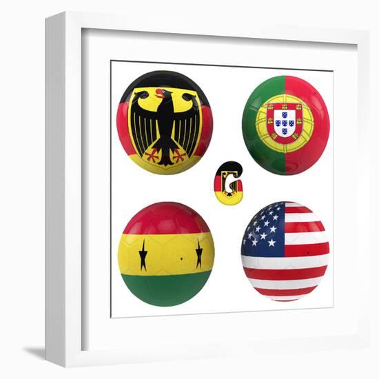 G Group of the World Cup-croreja-Framed Art Print