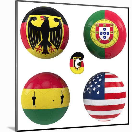 G Group of the World Cup-croreja-Mounted Art Print