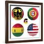 G Group of the World Cup-croreja-Framed Art Print