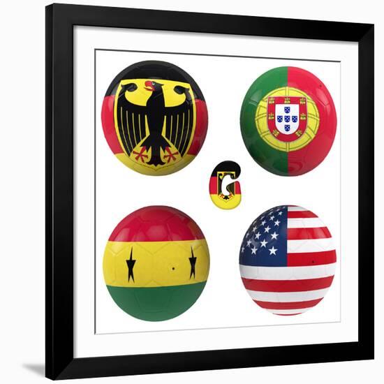 G Group of the World Cup-croreja-Framed Art Print